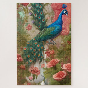 Peacock in Abriot Roos Garden Legpuzzel