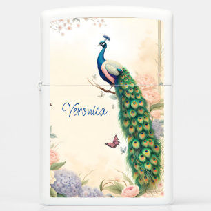 Peacock in een tuin -*Personaliseer*