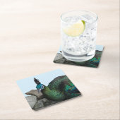 Peacock Indonesian Close Up Cust. Dessous-de-verre (En situation)