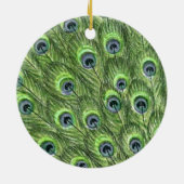 Peacock Keramisch Ornament (Achterkant)