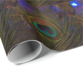 Peacock-kerstfeest Cadeaupapier (Rol Hoek)