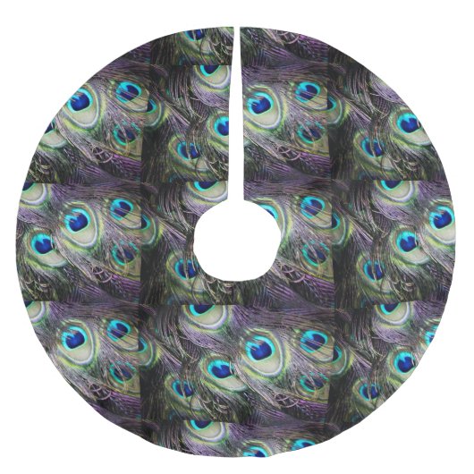 Peacock kerstmis kerstboom rok (Voorkant)