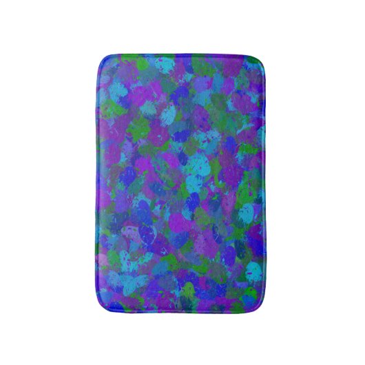 Peacock Kleur badmat (Voorkant Verticaal)