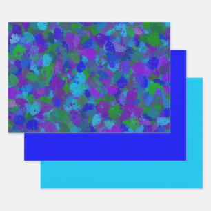 Peacock-kleur Inpakpapier Vel