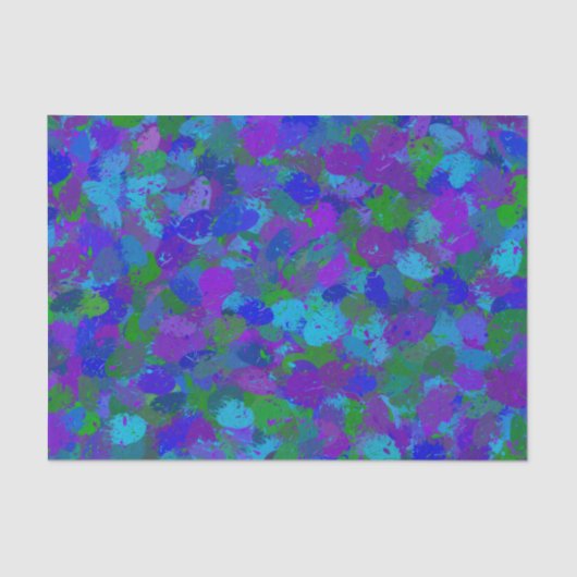 Peacock-kleur Tissuepapier (Voorkant)