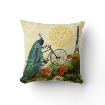 peacock-kunst met Eiffeltoren