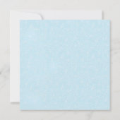 Peacock Lace Elegantie Bruiloft Uitnodiging (Achterkant)