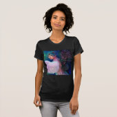 Peacock Lady's Wings of Duality T-shirt (Voorkant volledig)