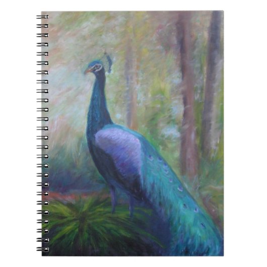 Peacock-laptop Notitieboek (Voorkant)