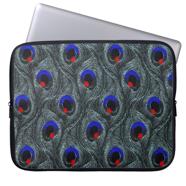 Peacock Laptop Sleeve (Voorkant)
