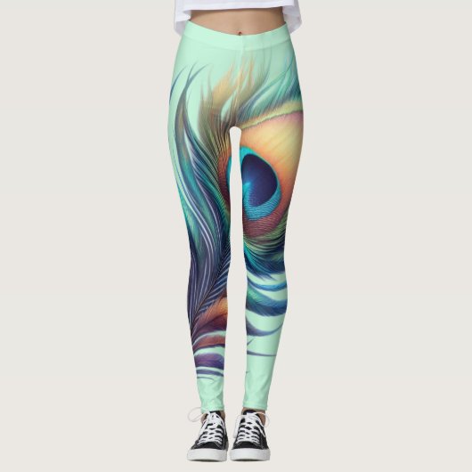Peacock-Leggings Leggings (Voorkant)