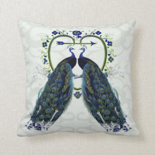 PEACOCK liefde  gepersonaliseerd Kussen