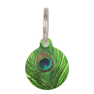 Peacock Lime Green Huisdierpenning