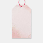 Peacock lotus Indiase bruiloft dank u gunst Cadeaulabel (Achterkant)