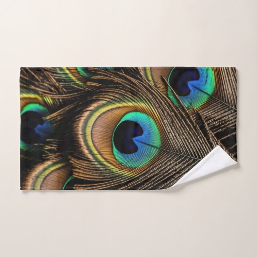 Peacock Love (Serviette à main)