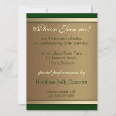 Peacock Love Goddess Anniversaire Fête Invitation (Dos)