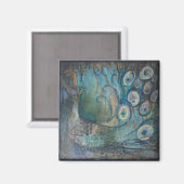 Peacock Magnet Magneet (Voorkant / Achterkant)