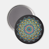 Peacock Mandala Magnet (Recto/Verso)