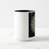 Peacock Mandala Mug Mok (Midden)