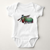 Peacock Mantis Shrimp Romper (Voorkant)