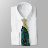 Peacock met bloemen stropdas (Gebonden)