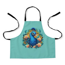 Peacock met perzik Rozen