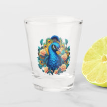 Peacock met perzik Rozen