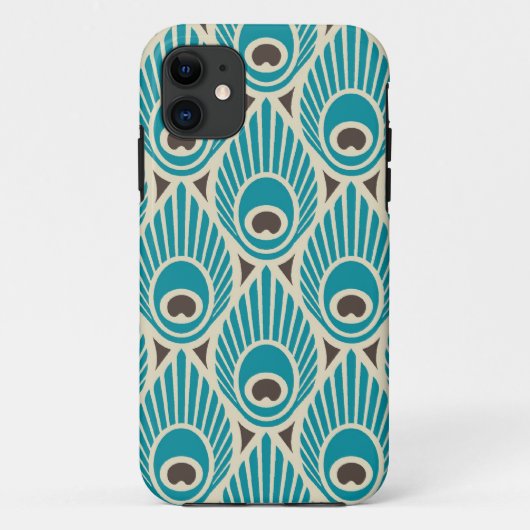 Peacock Motif iPhone 5 Coque (Dos)