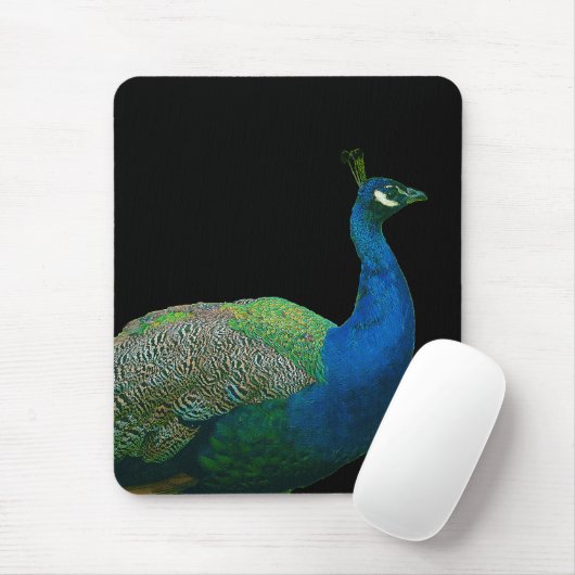 Peacock Mousepad Muismat (Met muis)