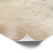 Peacock no 7 Glanzend Poster Perfect Poster (Hoek)