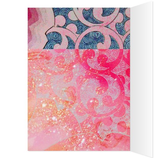 PEACOCK NOIR ET ROSE Saint Valentin (Intérieur (Gauche))