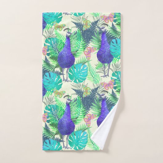 Peacock Oerwoud Bright Bad Handdoek (Handdoek)