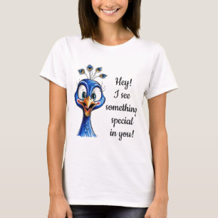 Peacock om de Humor te verbeteren T-shirt