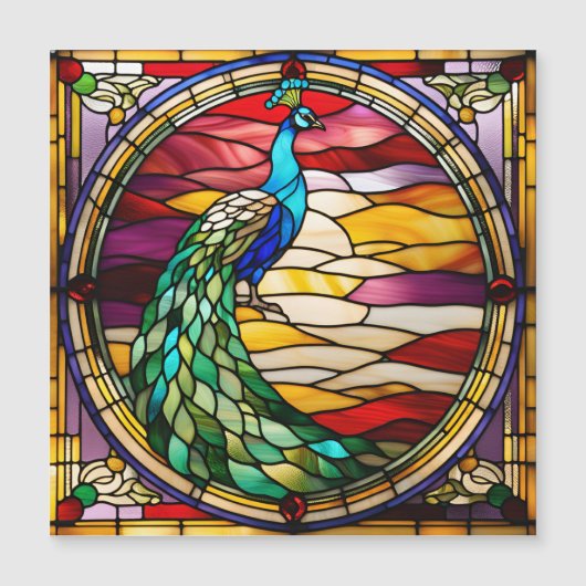 Peacock on Pink (Voorkant)