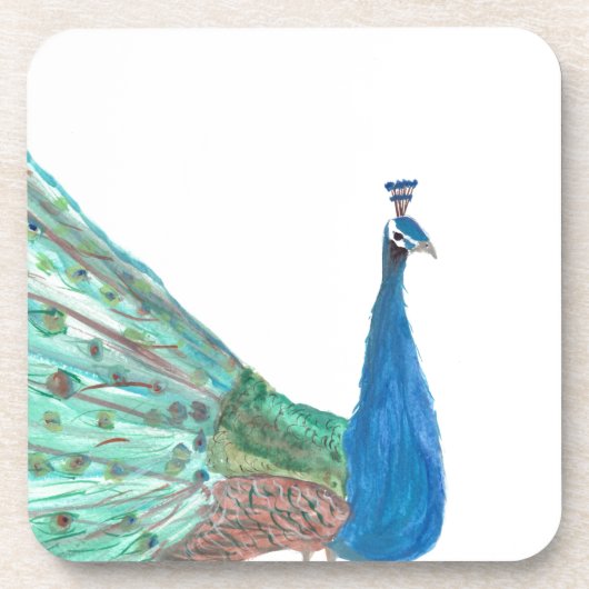 Peacock Onderzetter (Voorkant)