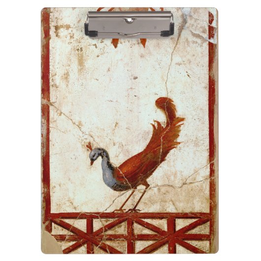 Peacock op Fresco Ancient Roman Antiek schilderen Klembord (Voorkant)