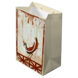 Peacock op Fresco Ancient Roman Antiek schilderen Medium Cadeauzakje