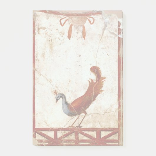 Peacock op Fresco Ancient Roman Antiek schilderen Post-it® Notes (Voorkant)