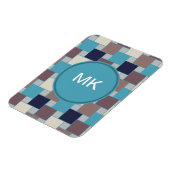 Peacock op het strand magneet (Linkerzijde)