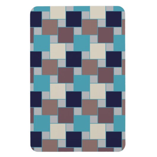 Peacock op het strand magneet (Verticaal)