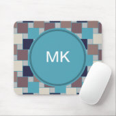 Peacock op het strand muismat (Met muis)