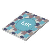 Peacock op het strand notitieblok (Gedraaid)