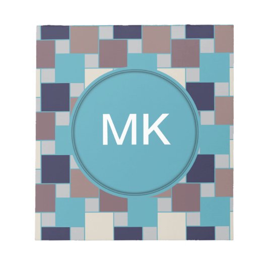 Peacock op het strand notitieblok (Voorkant)