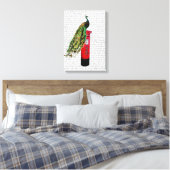 Peacock op postvak canvas afdruk (Insitu (Slaapkamer))