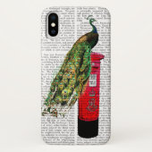 Peacock op postvak Case-Mate iPhone case (Achterkant)