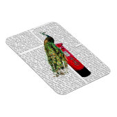 Peacock op postvak magneet (Rechterzijde)