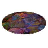 Peacock Ore Chalcopyriet Marble Snijplank (Hoek)