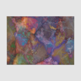 Peacock Ore Chalcopyriet Marble Tissuepapier