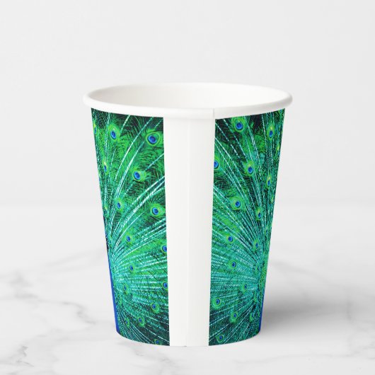 Peacock Papieren Bekers (Rechts)