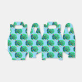 Peacock Party Favor Box Bedankdoosjes (Uitgevouwen)